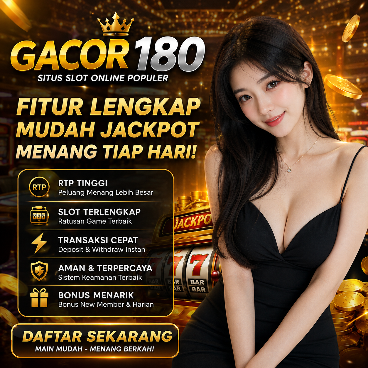 GACOR180 - Situs GACOR 180 Slot Online Populer dengan Fitur Lengkap dan Mudah Jackpot
